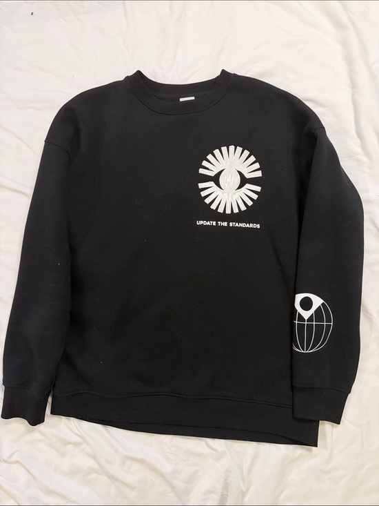 Zara Other - Zara Black Graphic Crewneck Sweatshirt
